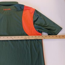 University of Miami Knights Apparel Mens Green/Orange Logo Polo Shirt XL (42-44) image 7