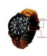 Color: Kahki - Outdoor Multi function Camping Survival Watch Bracelet To... - $49.32 CAD