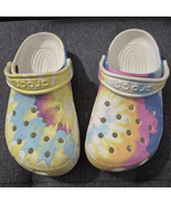 Crocs classic tie dye graphic clog. Unisex. SZ 2 - $20.31 CAD
