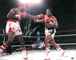 Larry Holmes signed Boxing 16x20 Photo vs Ali w/ Easton Assassin (under the ligh - £39.92 GBP