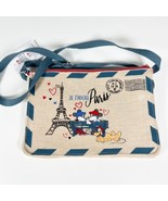Disney Epcot “Je T’Adore Paris” Cross Body Bag Purse Mickey Minnie Love ... - £31.16 GBP