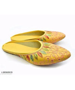 flip flop punjabi jutti khussa shoes indian shoes bridal shoes Mojari ju... - $406.80 MXN