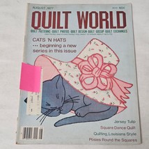 Quilt World Magazine August 1977 Quilting, Louisiana Style Jersey Tulip - £11.10 GBP