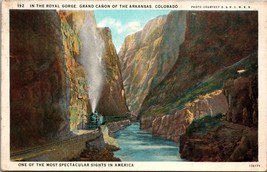 In The Royal Gorge Grand Canyon of the Arkansas Colorado Post Card PC1 - £3.18 GBP