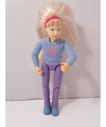 Fisher Price Loving Family Doll house Courtney horse rider blue sweater ... - $9.85