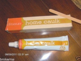 Antique CAULK Vintage 60s Original Tube &amp; Box Sealant Stanley Home Products - $1,003.78 MXN