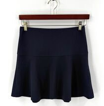 Banana Republic Skirt Size 4 Navy Blue A Line Mini Textured Womens - $31.68