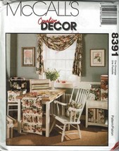 McCalls Sewing Pattern 8391 Office Curtains Organizer Covers - £7.16 GBP
