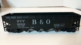 Ho Scale Model Trains B&amp;O #532000, 50ft  4 bay open hopper no box great ... - £7.78 GBP