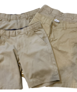 French Toast &amp; Amazon Boys School Uniform Shorts Khaki Size 8 Lot of 4 - £18.62 GBP