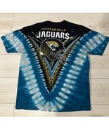 Adult Jacksonville Jaguars Shirt Black Blue Tie Dye Majestic Men&#39;s Extra... - £19.30 GBP