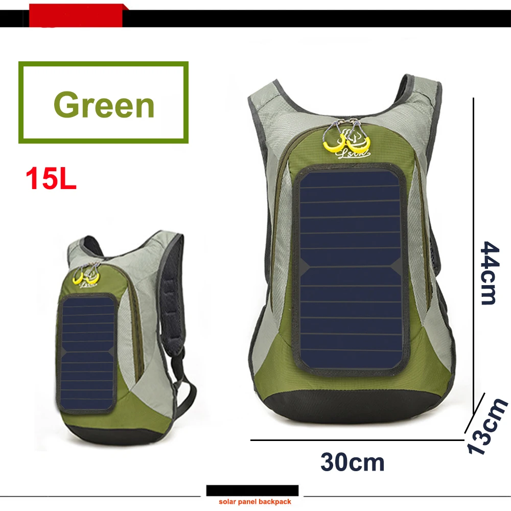 Xinpuguang 6W 6V USB Backpack Solar Panel Battery Power Bank Charger for Smartph - £152.28 GBP