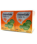 ESSENTIALE Forte N 100S X 2 Liver Detox Support Relieves Liver Tonic Sup... - £67.72 GBP