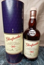 Glenfarclas 30 year old empty Scotch bottle and Tube - $75.00