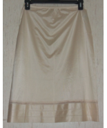 EXCELLENT WOMENS LORRAINE IVORY HALF SLIP   SIZE TALL MEDIUM  MADE IN USA - €20,32 EUR