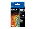 EPSON 252 DURABrite Ultra Ink High Capacity Black &amp; Standard Color Cartr... - $107.26