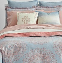 RALPH LAUREN MARLEY PAISLEY 3p KING DUVET BLU/CRE BNIP $385 - $160.84