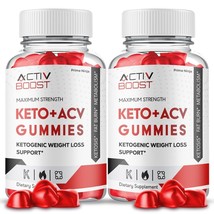 Activ Boost ACV Keto Gummies, Activ Boost Gummies Maximum Strength (2 Pack) - $22.52