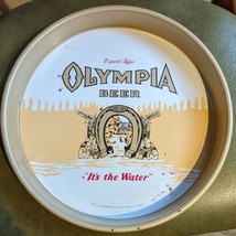 1979 Olympia Brewing Company Beer Tray &quot;It&#39;s the Water&quot; 13&quot; in diameter - £15.37 GBP