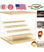 5-Tier Clear Acrylic Display Case with Door for Action Figures and Funko... - $1,474.61 MXN
