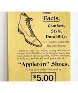 Appleton Shoes Boston Massachusetts 1894 Advertisement Victorian Fashion... - $374.91 MXN