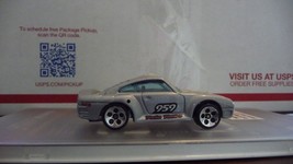 Mattel Hot Wheels Porsche 959 Twin Turbo Diecast Loose Silver 1987 Vinta... - $17.00