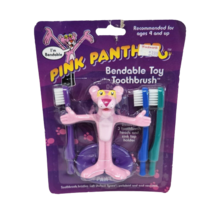 Vintage 1994 Pink Panther Childrens Bendable Toy Toothbrush New In Package Nos - £37.32 GBP