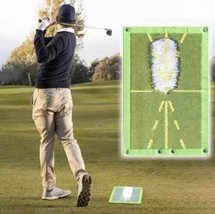 Golf Training Mat for Swing Detection Batting Ball Trace Directional Mat - $16.99