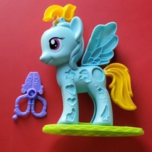 My Little Pony Rainbow Dash Play-Doh Style Salon Mold On Base with Scissor 2014 - £14.93 GBP