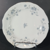 BLUE GARLAND BREAD PLATE 6&quot; JOHANN HAVILAND Bavaria Germany Porcelain Fl... - $7.12