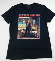 Elton John Men&#39;s Graphic Tee T-Shirt Black Size L - £16.43 GBP