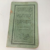 Antique Report Card 1912 School Compulsory Educational History Scholars Monthly - £14.89 GBP