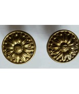 Vintage Antique Brass Metal French Ornate Knobs Drawer Pulls Handles Lot... - €12,94 EUR