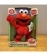 Sesame Street Elmo Loves You Talking Plush Daisy Flower Fisher Price 200... - $203.09 CAD