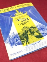 The King and I Vocal Selection Piano VTG Sheet Music 1951 Oscar Hammerstein II - £4.69 GBP