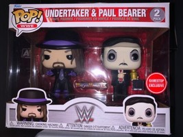 Funko Pop Undertaker &amp; Paul Bearer Exclusive 2 pack WWE Wrestling Box Da... - £15.42 GBP