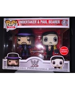 Funko Pop Undertaker & Paul Bearer Exclusive 2 pack WWE Wrestling Box Damage  - $19.34