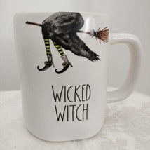 Rae Dunn Wicked Which Flying Holoween Coffee Mug New 4&quot;3/4 Artisan Collection - £16.61 GBP