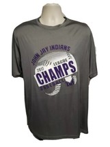 2017 John Jay Indians Baseball League Champs Adult Large Gray Jersey - $19.80