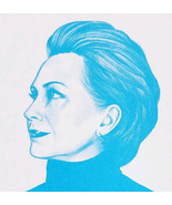 Hillary Clinton Art Postcard Presidential Candidate 2018 Pioneer Unposte... - $42.12 CAD
