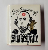 Love Sonnets of William Shakespeare 1990 Running Press Miniature Hardcover - £7.05 GBP