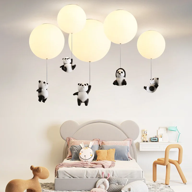  lights cartoon bear baby children bedroom living dining room pendant hanging lightings thumb200