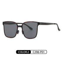 Trendy Sun Glasses High-Grade Uv Protection Js8579 Same Style Screw-Free Ultra-L - £12.31 GBP