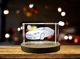 LED Base included | Aston Martin DB9 Grand Tourer Collectible Crystal Sculpture - £31.45 GBP+