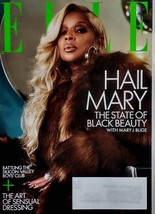 [Single Issue] Elle Magazine #433: February 2022 / Mary J. Blige Black Beauty - £2.66 GBP