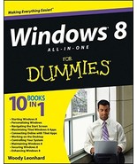 Windows 8 All-in-One For Dummies Leonhard, Woody - £10.11 GBP