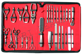 Manicure And Pedicure new30 Pcs Full Range German Stainless Steel Tool SET/KIT - £105.25 GBP