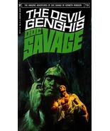 Paperback Cover Poster - DOC SAVAGE -The Devil Genghis (1974) Canvas Art... - $35.09 CAD