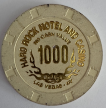 Hard Rock Casino 1000 Las Vegas Nevada  Casino - Gaming  Chip - $27.77 CAD