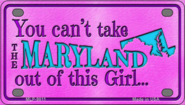 Maryland Girl Novelty Mini Metal License Plate Tag - £11.76 GBP